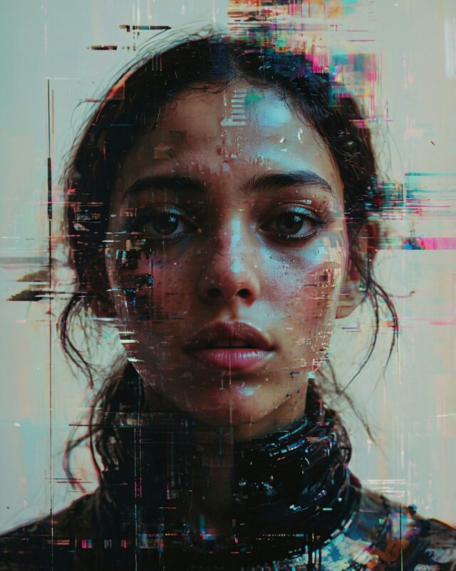 Surreal Cyberpunk Portrait